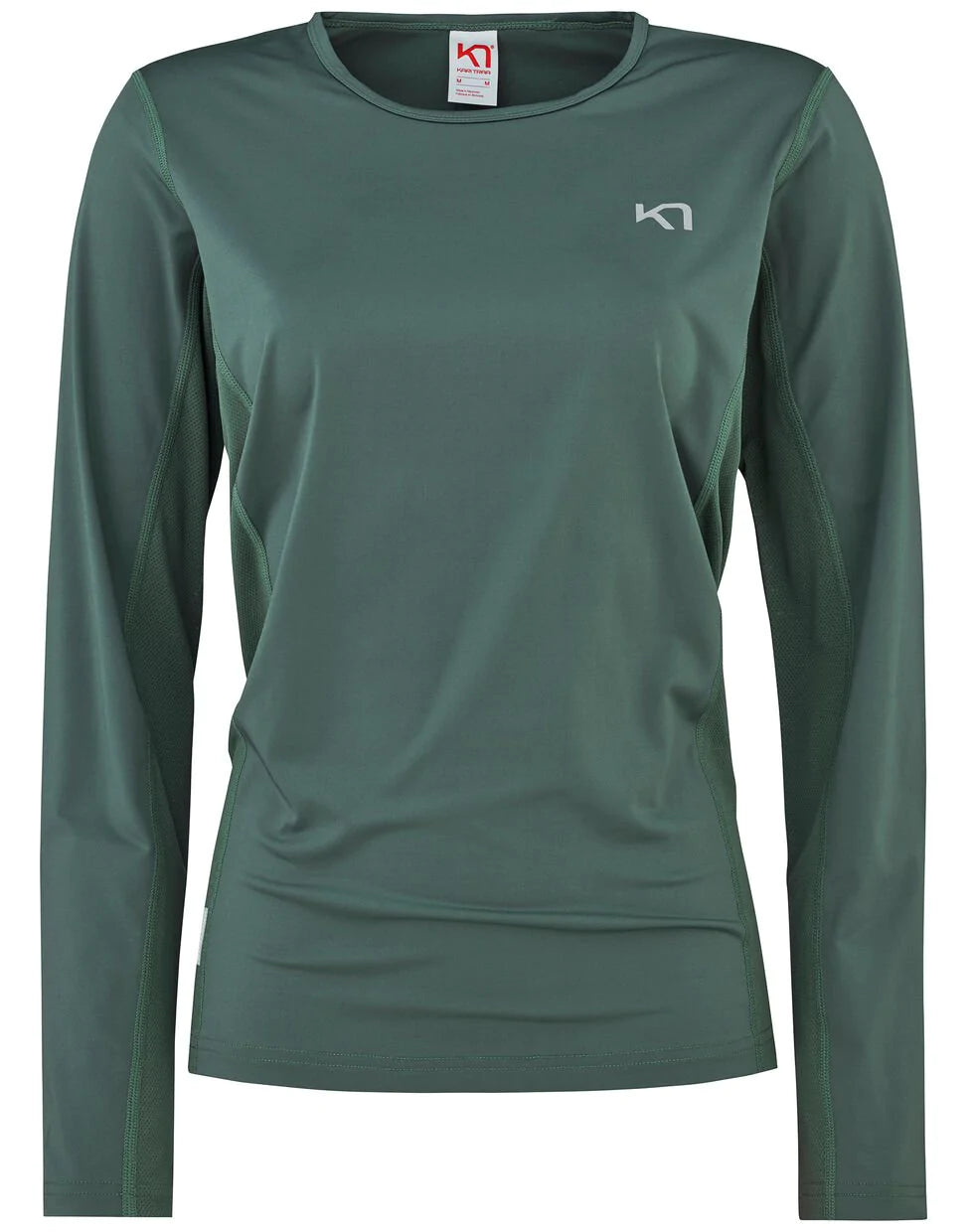 Kari Traa Nora Long Sleeve Langærmet Træningstop Dame - Murk Green