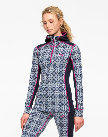 Kari Traa Rose Hoodie Skiundertrøje Dame - Royal -