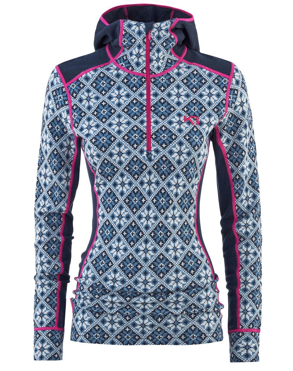 Kari Traa Rose Hoodie Skiundertrøje Dame - Royal -