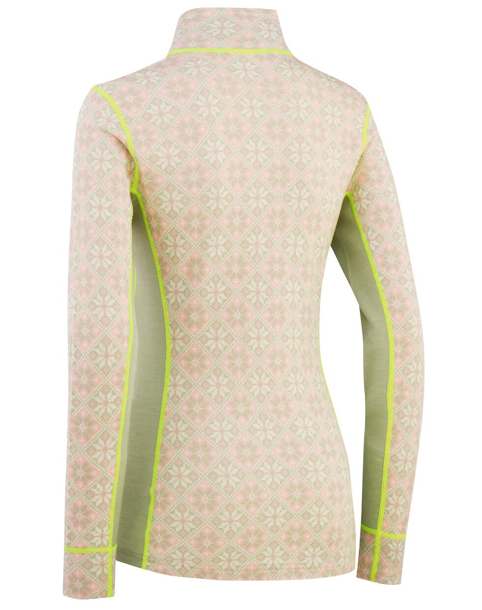 Kari Traa Rose Half-Zip Skiundertrøje i farven Slate bagfra