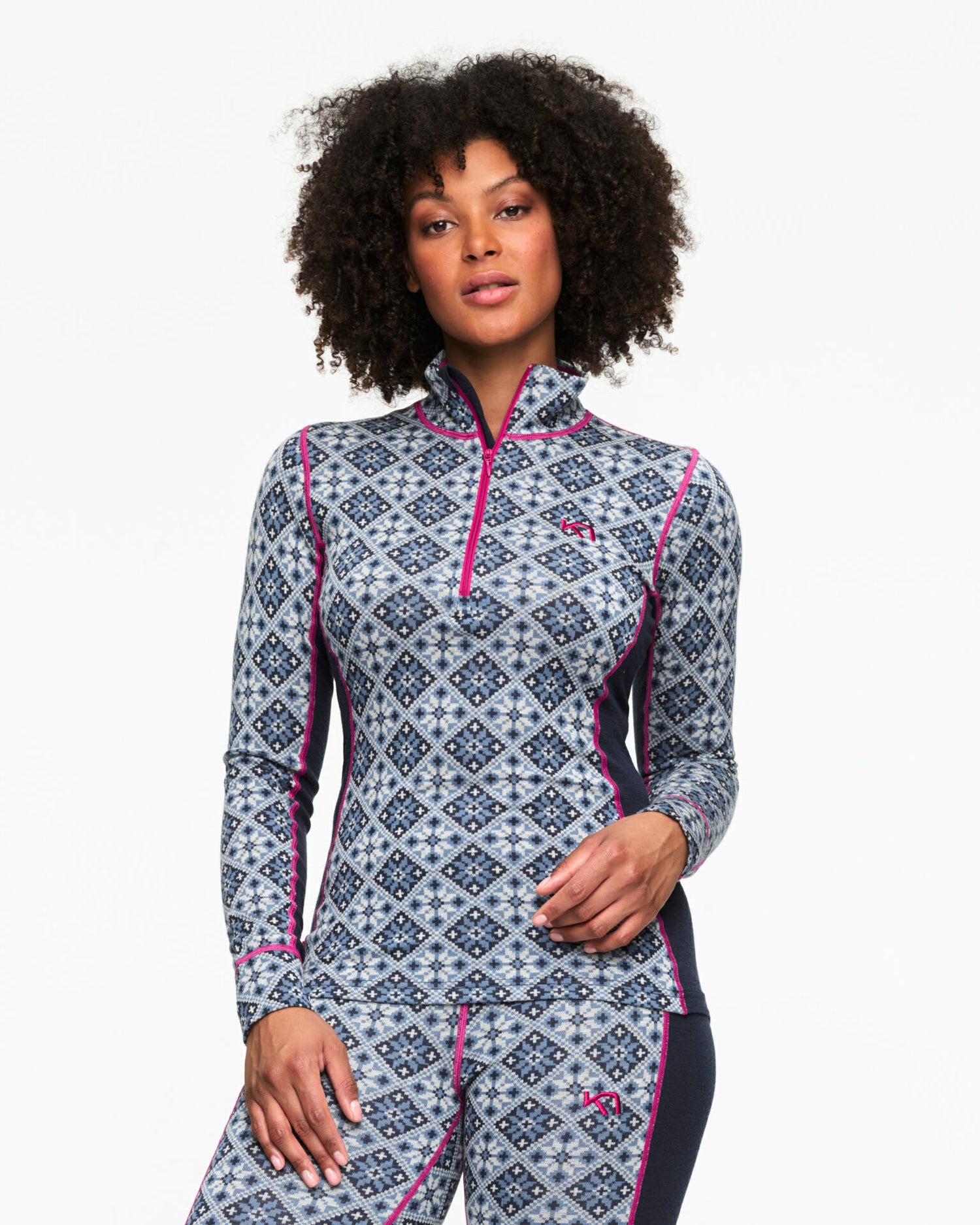 Kari Traa Rose Half Zip Skiundertrøje Dame - Royal - Royal