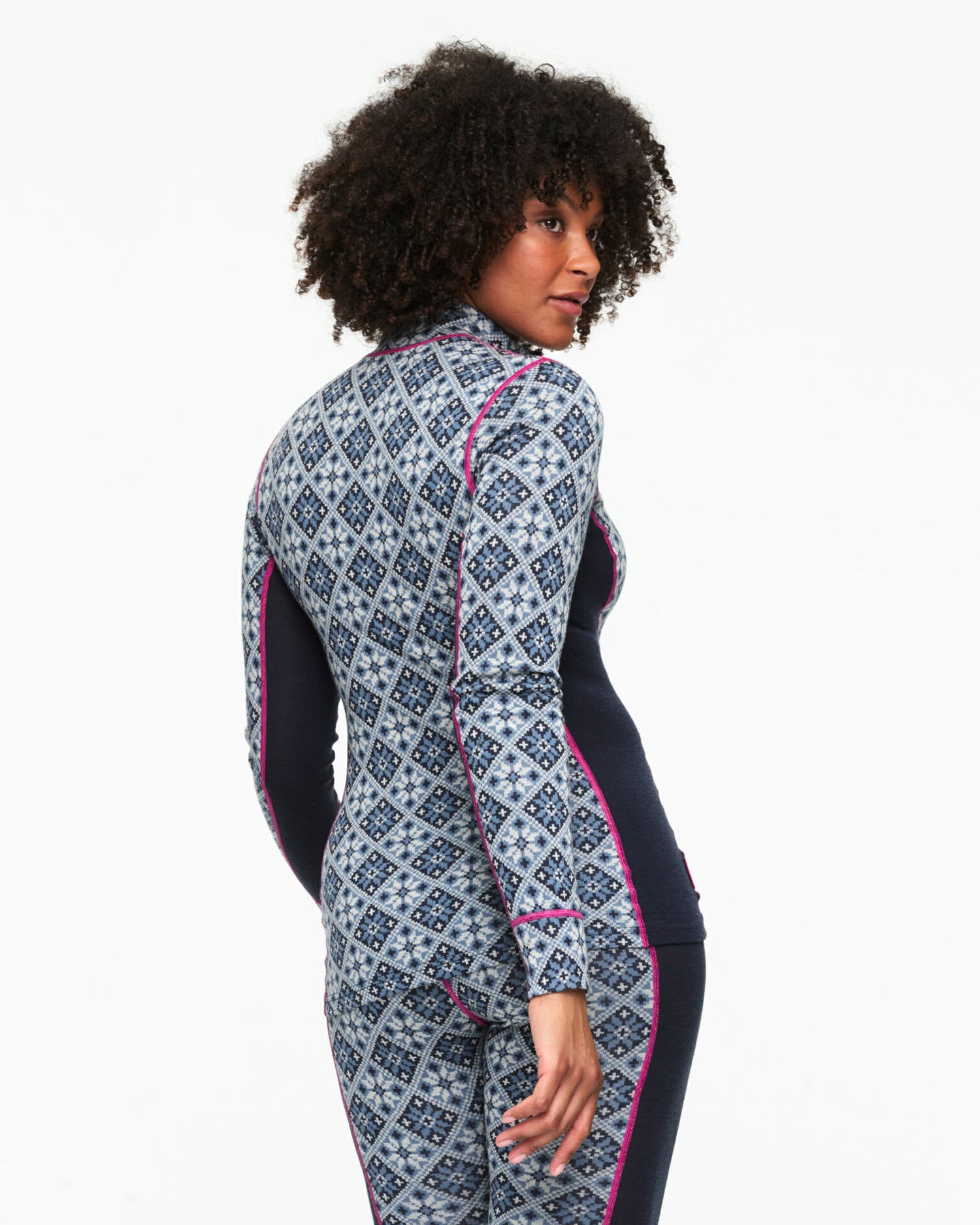 Kari Traa Rose Half Zip Skiundertrøje Dame - Royal -