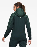 Kari Traa Sanne Hybrid Jakke Dame - Pine Dark Green -