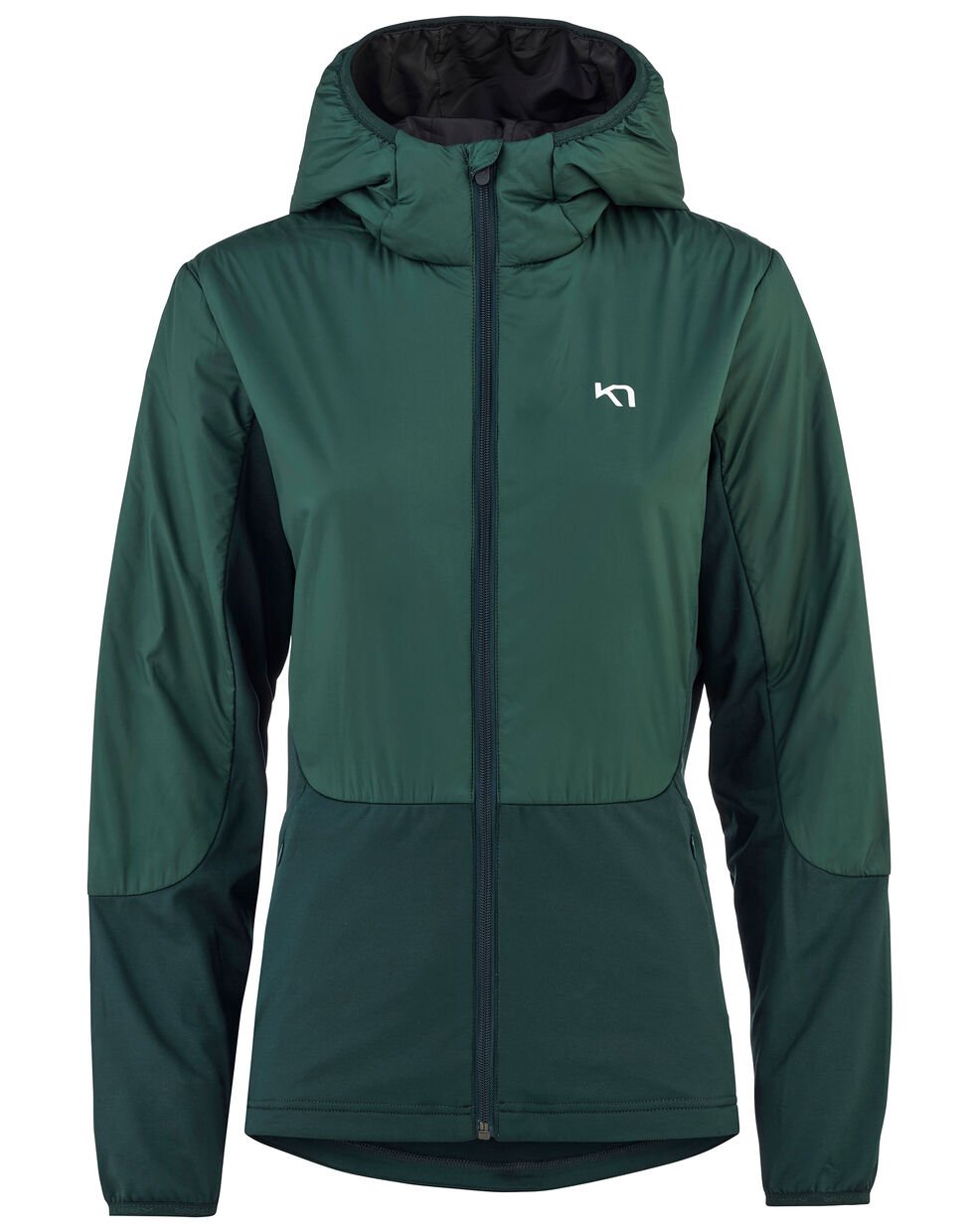 Kari Traa Sanne Hybrid Jakke Dame - Pine Dark Green - L