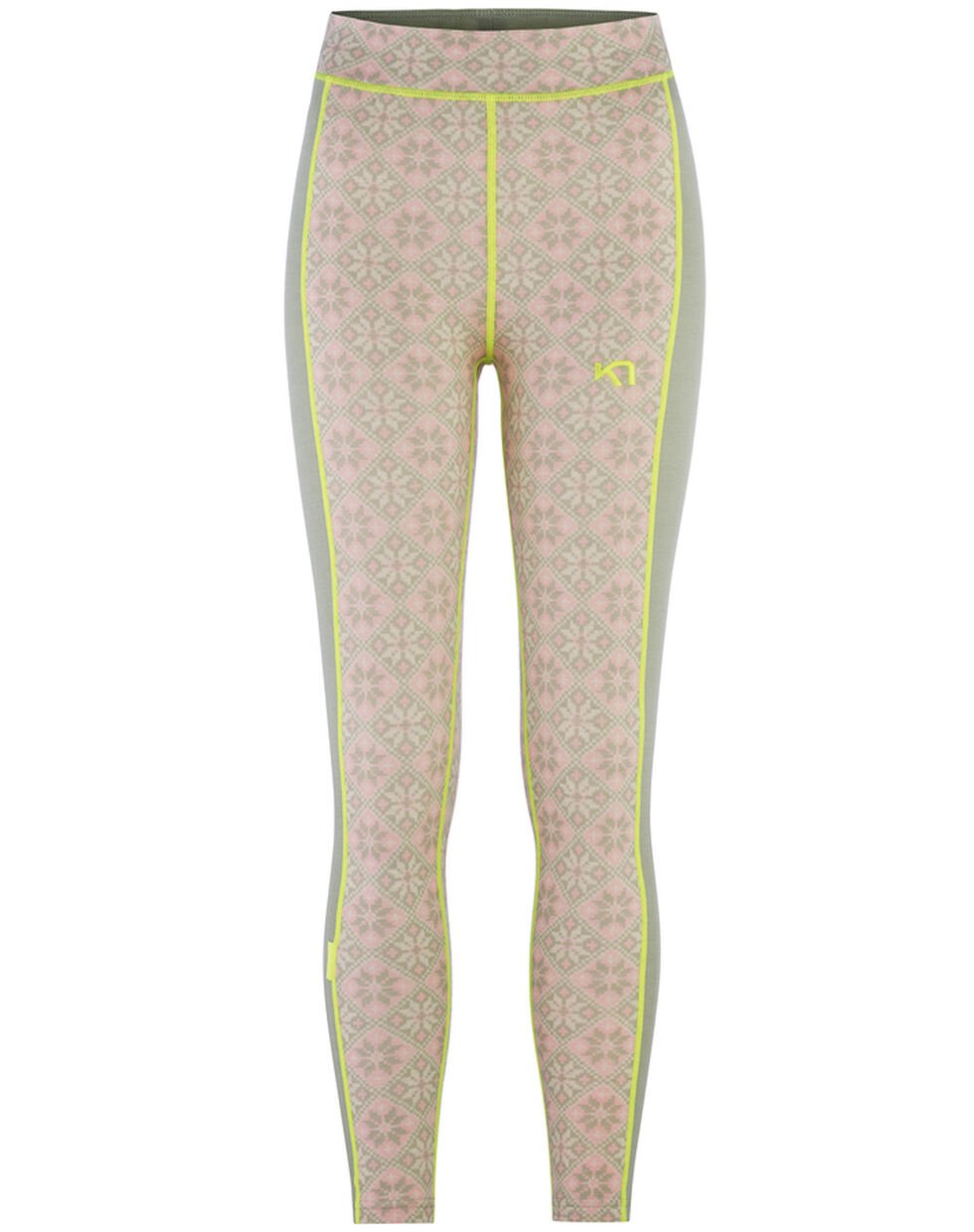 Kari Traa Rose High Waisted Baselayer Pants Skiunderbukser Dame - Slate