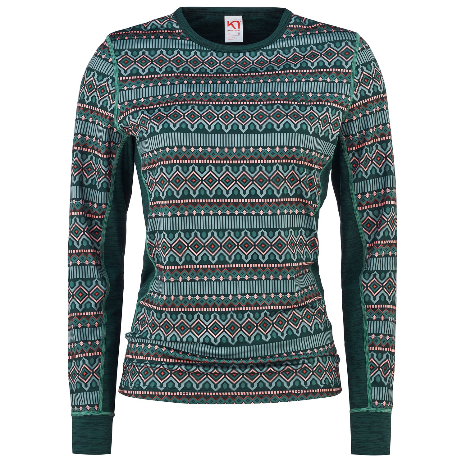 Kari Traa Lune L/S Langærmet Skiundertrøje Dame - Rpine - XL