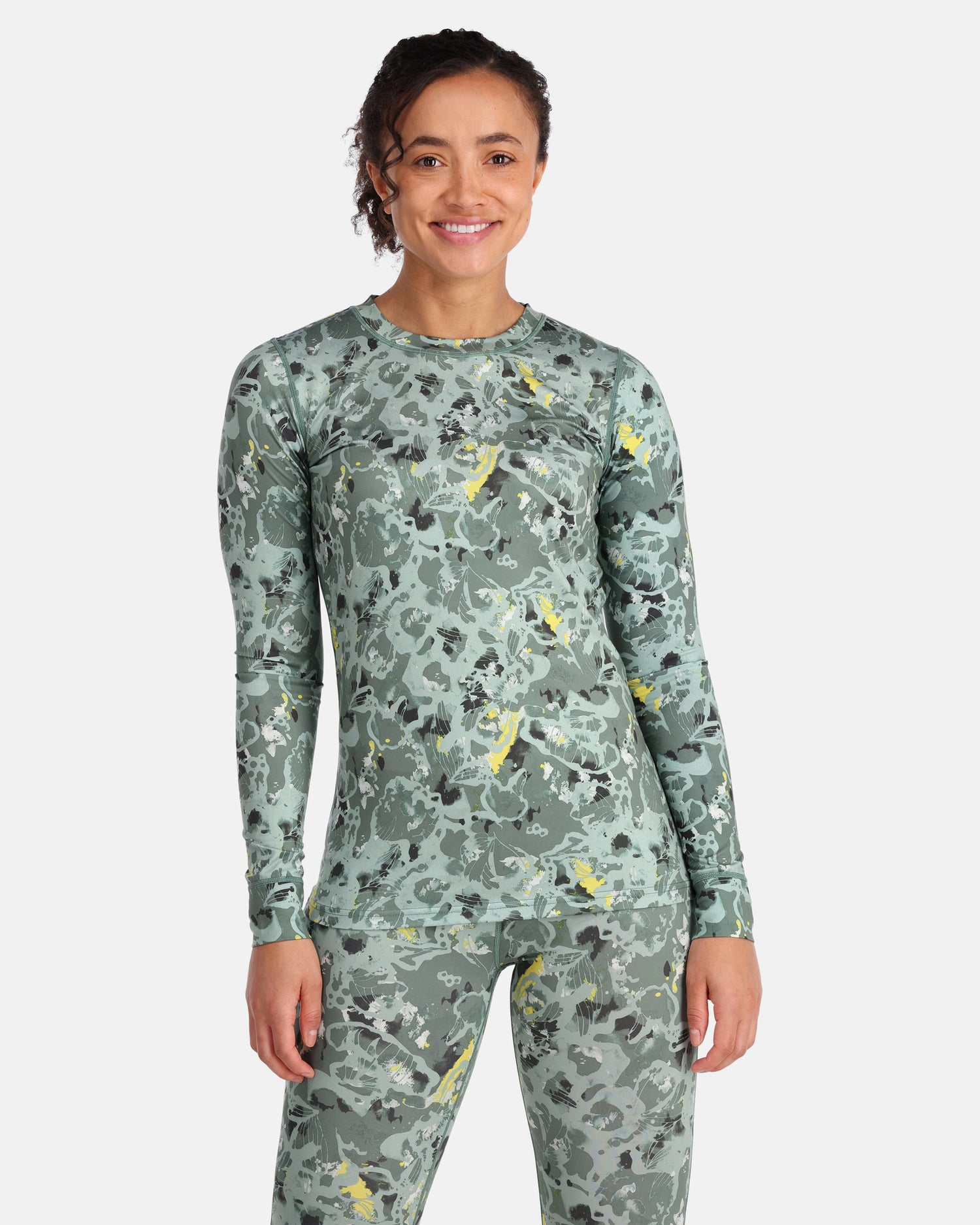 Kari Traa Fryd Long Sleeve Baselayer Træningstrøje Dame - Murk Green