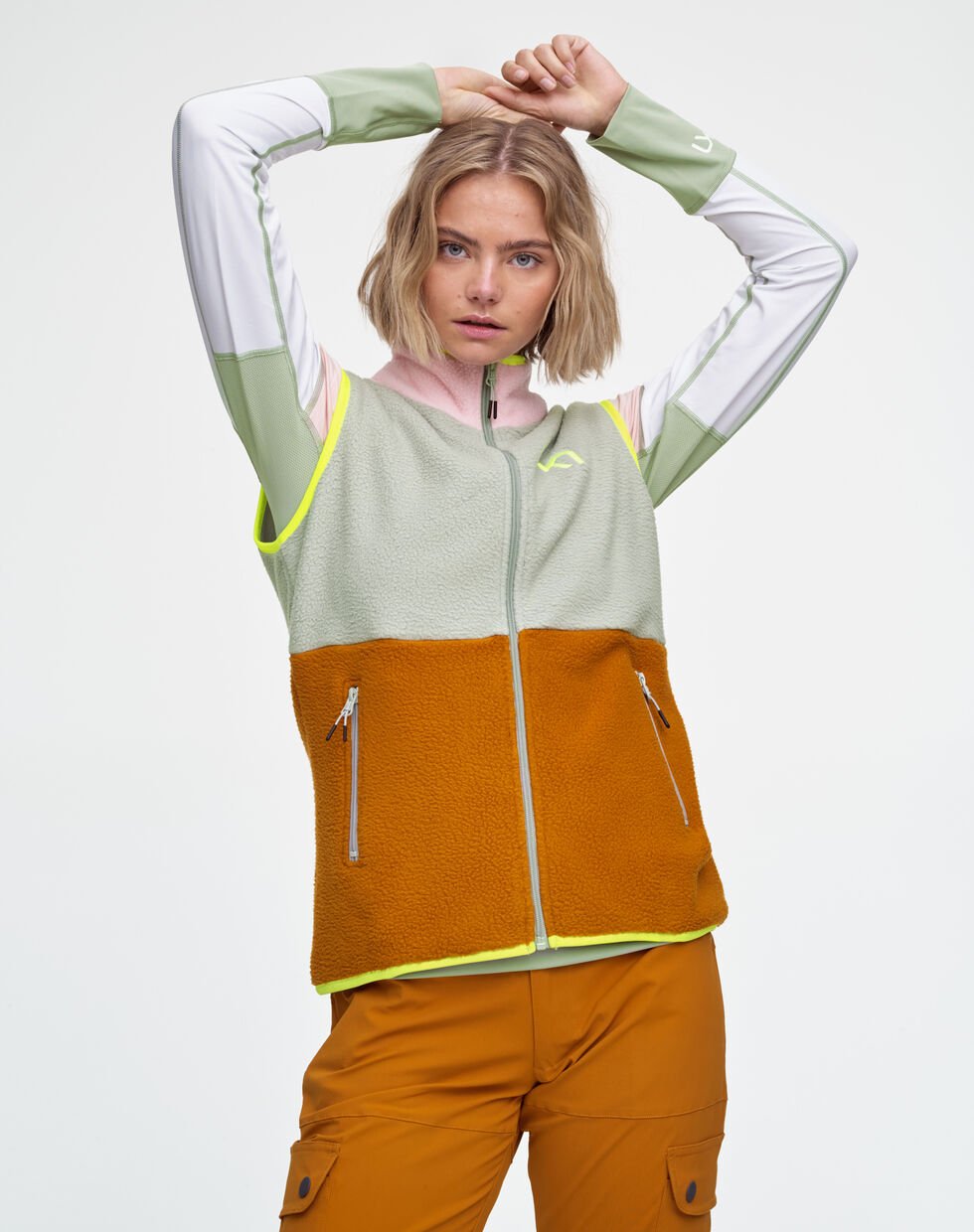 Kari Traa Ane Midlayer Fleecevest Dame - Slate - Slate