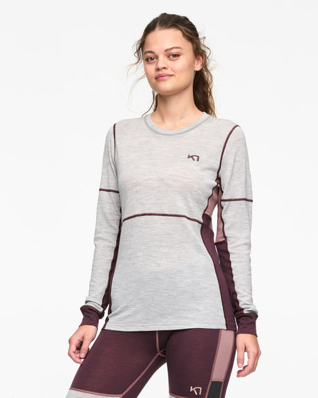 Kari Traa Lam Long Sleeve Baselayer Uldundertrøje Dame -