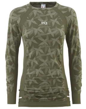 Kari Traa Butterfly Long Sleeve Trænings-T-shirt Dame - Tweed