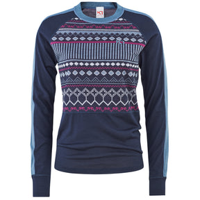 Kari Traa Tuva Long Sleeve Skiundertrøje Dame - Royal