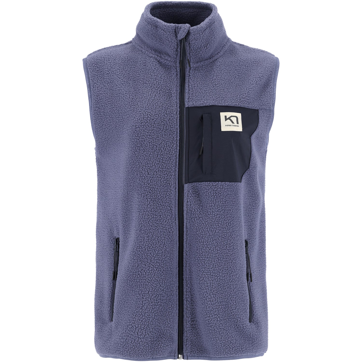 Kari Traa Røthe Fleece Vest Dame - Moon -