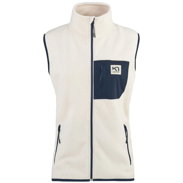 Kari Traa Røthe Fleece Vest Dame - Nwhite
