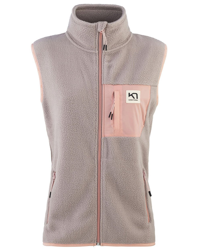 Kari Traa Røthe Fleece Vest Dame - Rwgrey