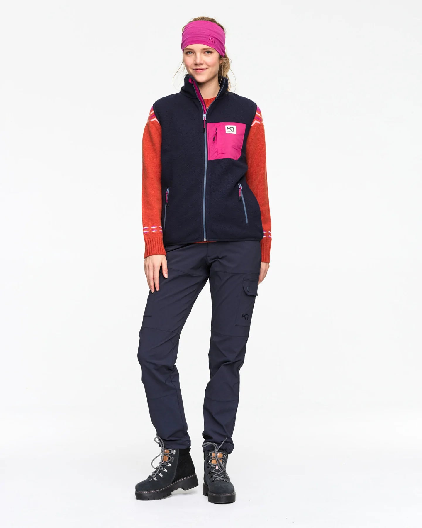 Kari Traa Røthe Fleece Vest Dame - Rroyal -