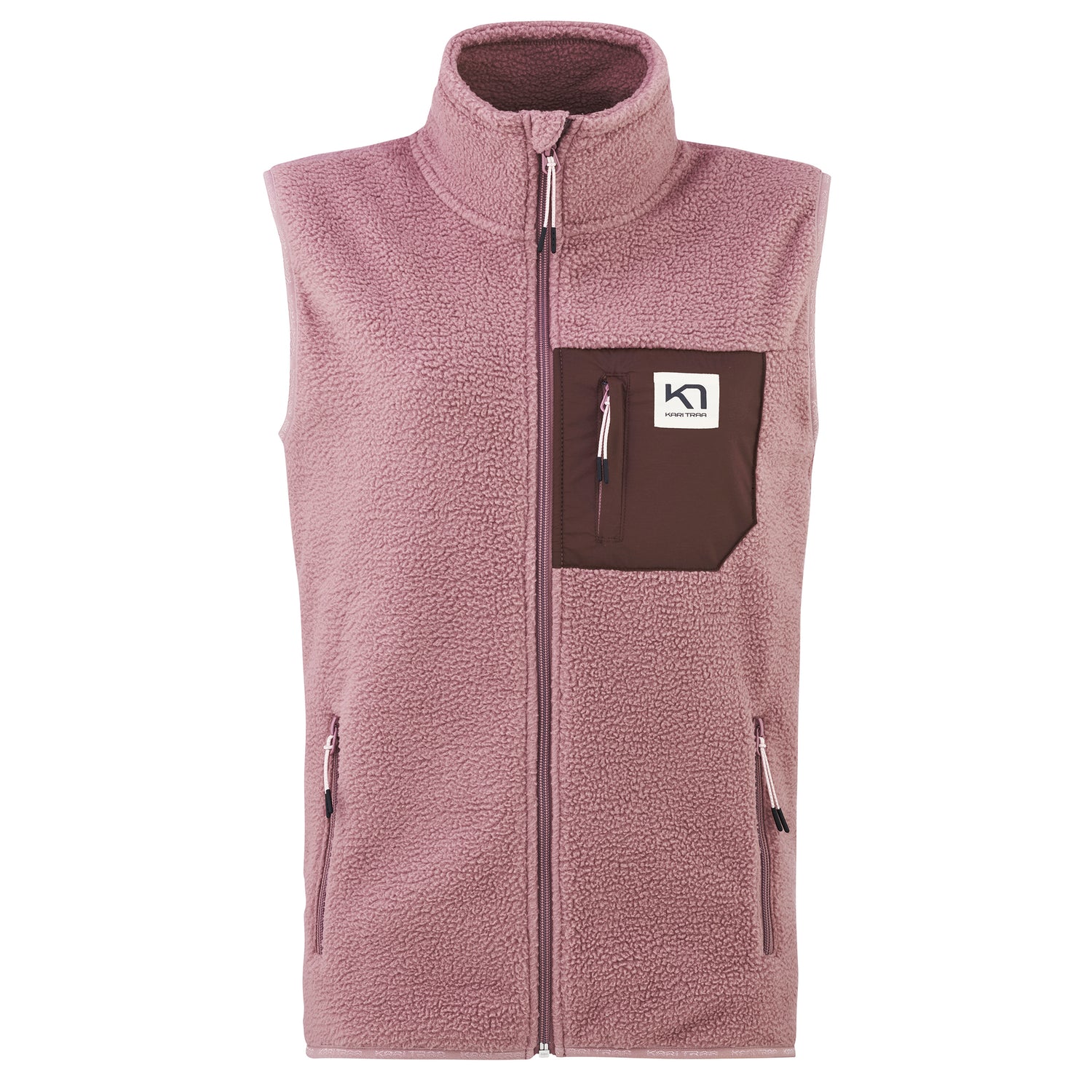 Kari Traa Røthe Fleece Vest Dame - Rtaupe - Rtaupe