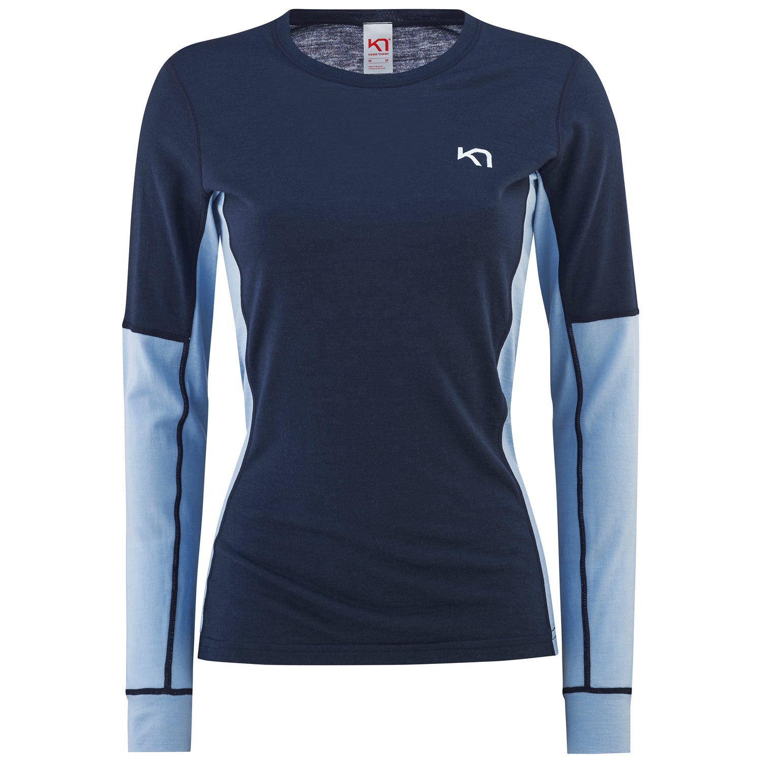 Kari Traa Elenore Long Sleeve Skiundertrøje Dame - Marin