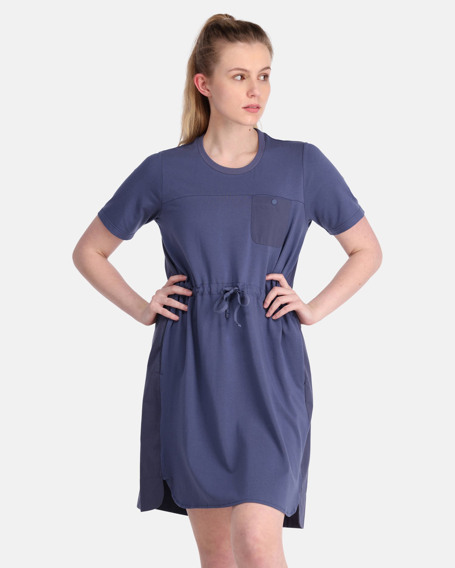 Kari Traa Ruth Dress Kjole - Moon Blue - Moon Blue