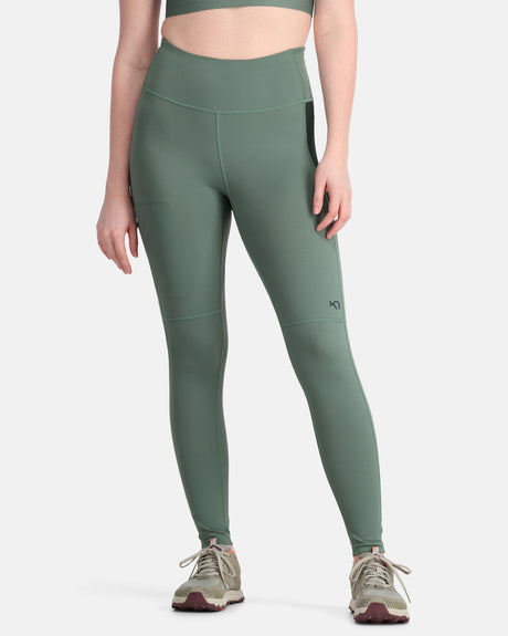 Kari Traa Thale Tights Dame - Murk Green - Murk Green