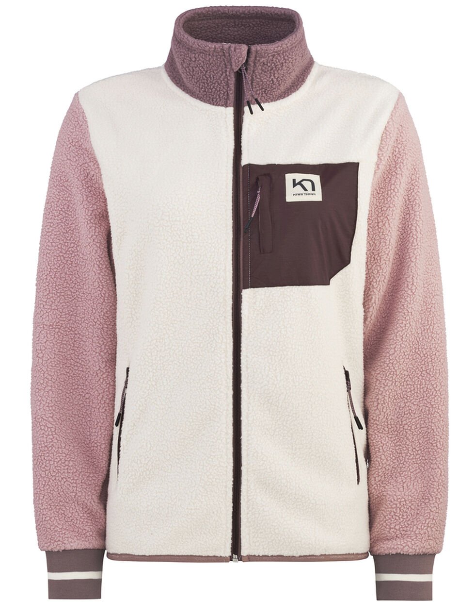 Kari Traa Røthe Midlayer Fleecetrøje Plus Size - Bjerk -