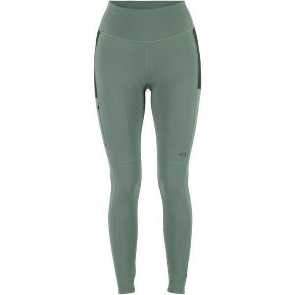 Kari Traa Thale Tights Plussize Dame - Murk Green