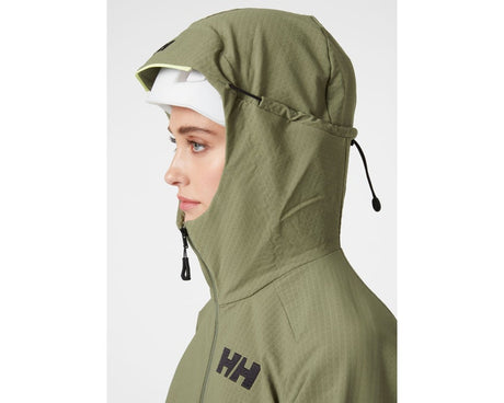 Helly Hansen Women's Odin Pro Shield Hybrid Softshell Jakke Dame - Lav Green -