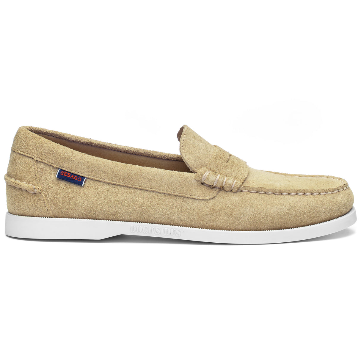 Sebago Dan Boat Flesh Out Woman Sko Dame - Beige Camel