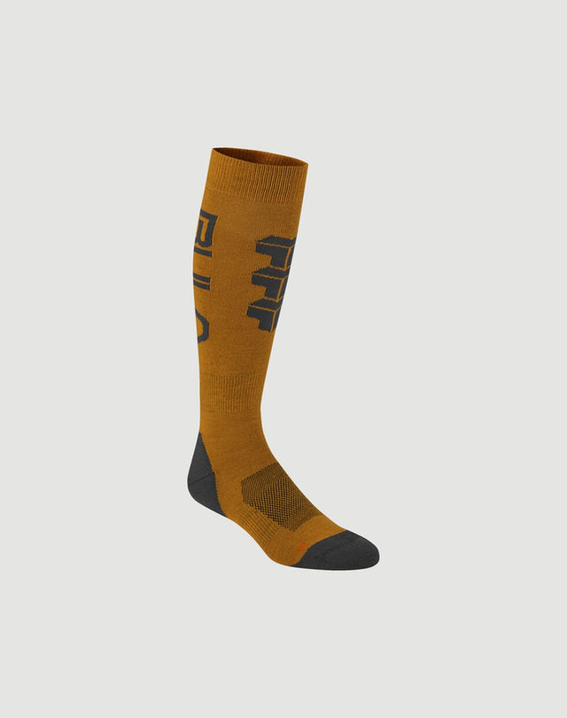 Bula Geo Merino Wool Skisokker Herre - Okra