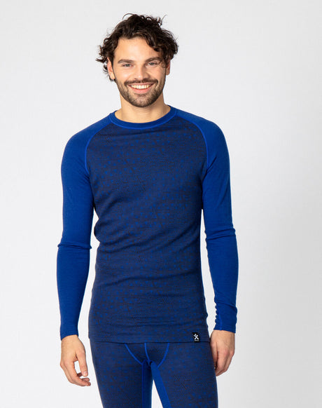 Bula Geo Merino Wool Crew Skiundertrøje Herre -