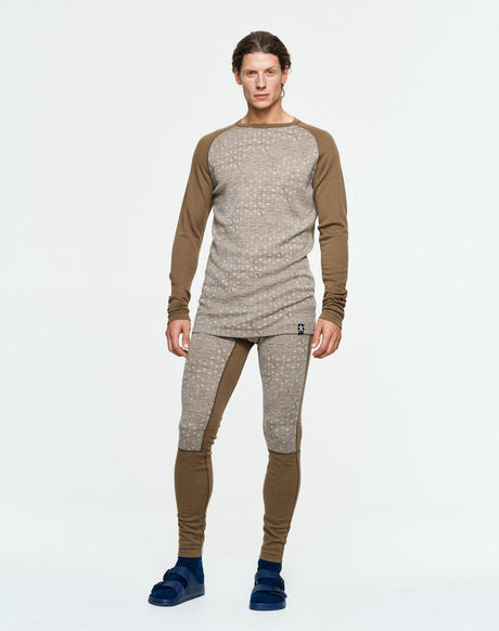 Bula Geo Merino Wool Crew Skiundertrøje Herre -