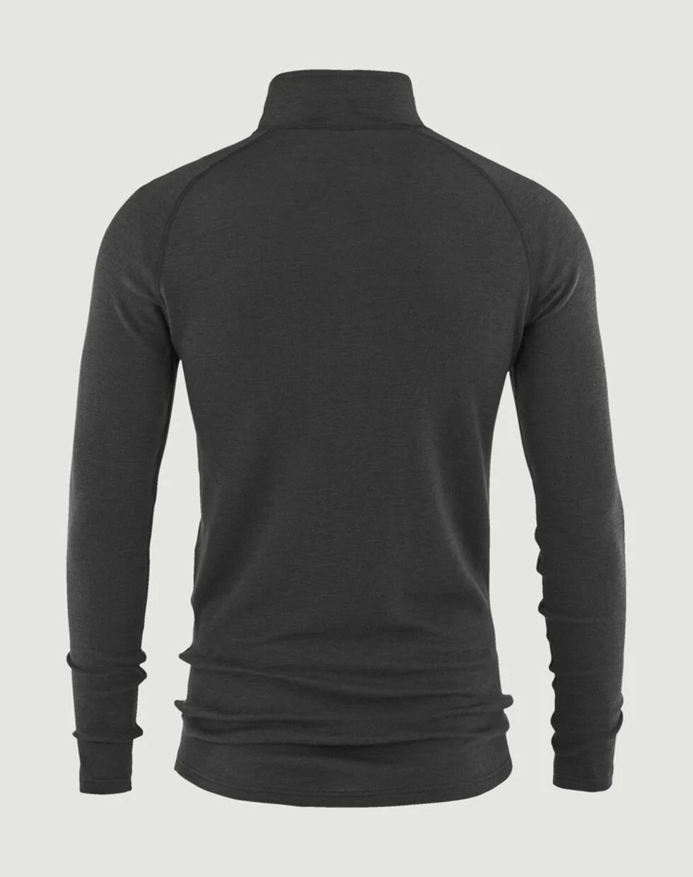 Bula Geo Merino Wool Half Zip Skiundertrøje Herre - Dark Grey -