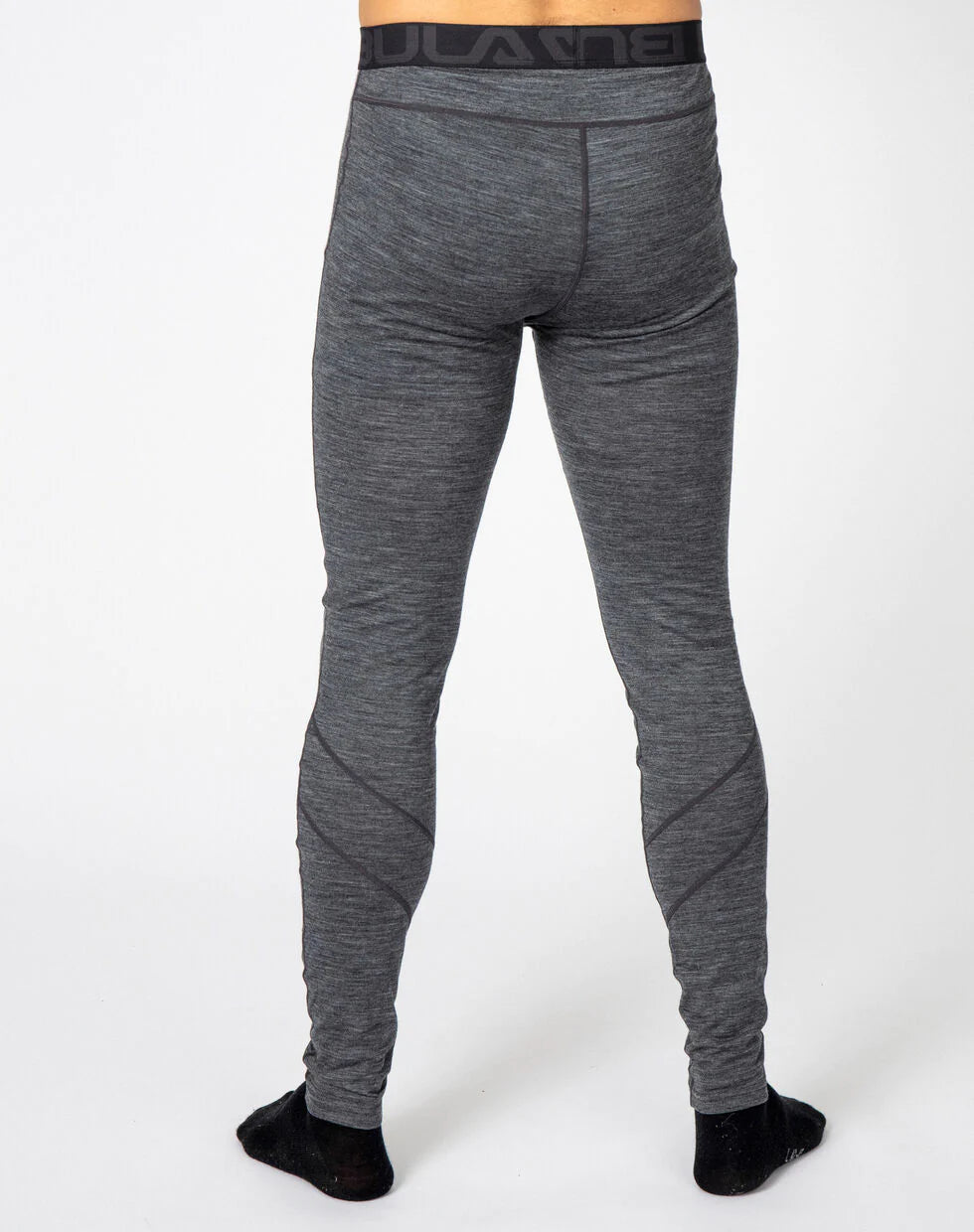 Bula Retro Wool Crew Skiundertøj Sæt Herre - Black Melange -