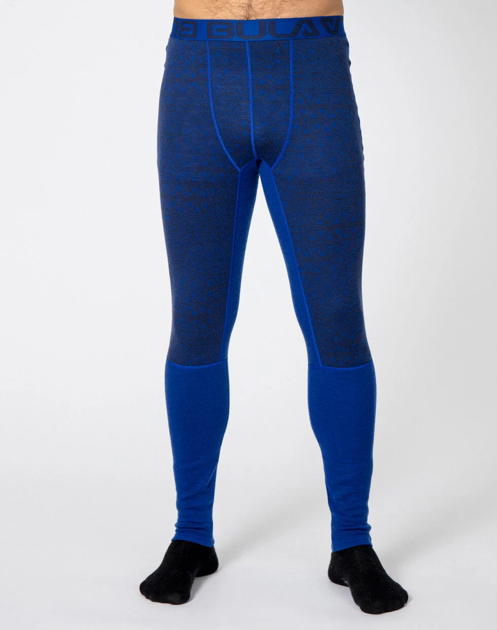Bula Geo Merino Wool Crew Skiundertøj Sæt Herre - Lapis -