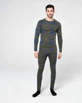 Bula Camo Merino Wool Crew Skiundertrøje Herre -