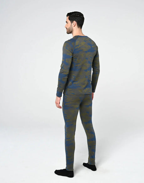 Bula Camo Merino Wool Crew Skiundertrøje Herre -