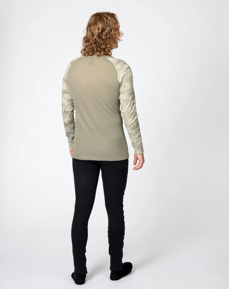 Bula Camo Merino Wool Crew Skiundertrøje Herre -
