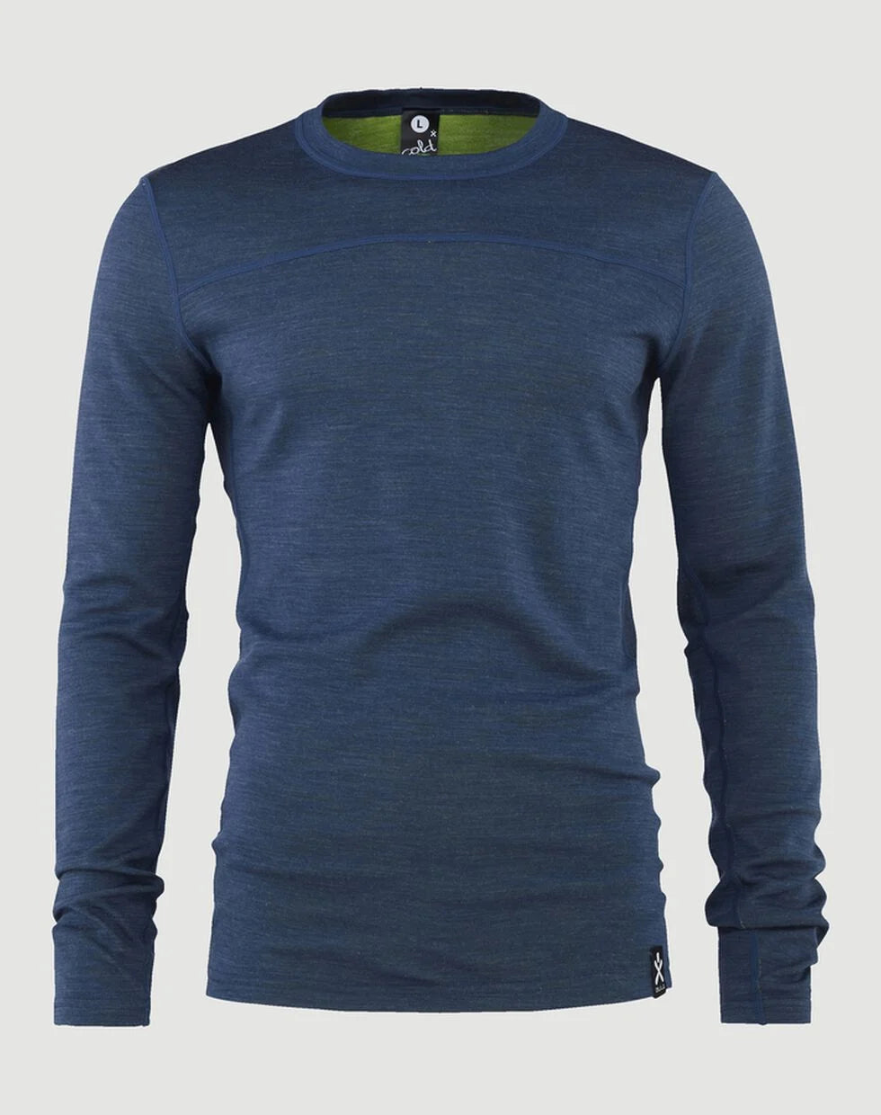 Bula Base Crew Skiundertrøje Herre - Denim