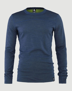 Bula Base Crew Skiundertrøje Herre - Denim