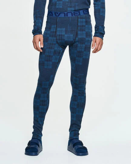 Bula Check Merino Wool Pants Skiunderbukser Herre -