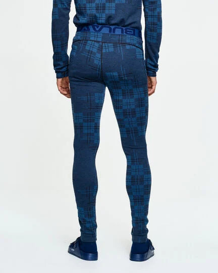 Bula Check Merino Wool Pants Skiunderbukser Herre -