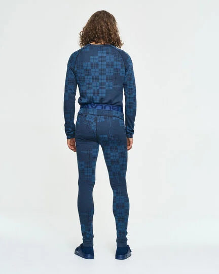 Bula Check Merino Wool Pants Skiunderbukser Herre -