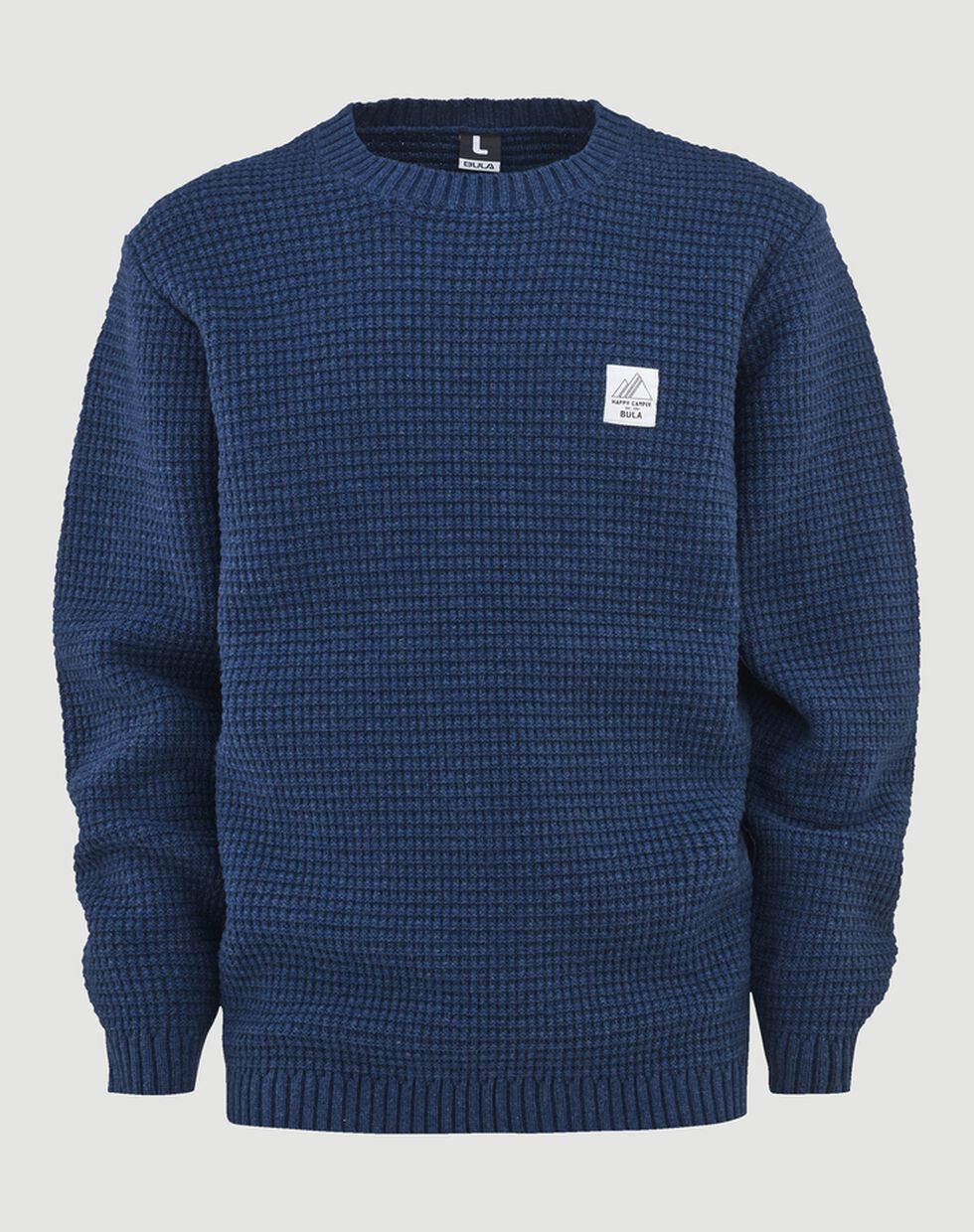 Bula Skeg Wool Sweater Herre - Denim