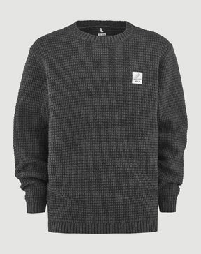 Bula Skeg Wool Sweater Herre - Dark Grey - Dark Grey