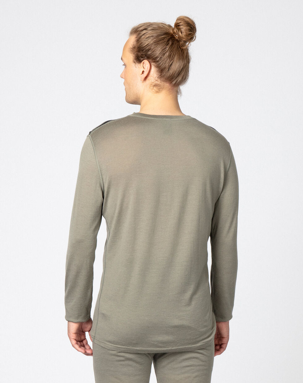 Bula Aztec Merino Wool Crew Skiundertøj Sæt Herre - Sage -
