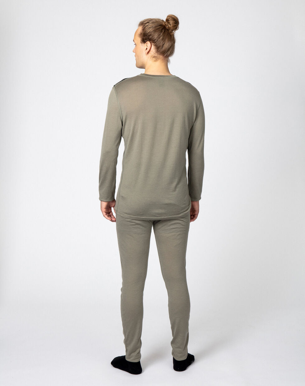 Bula Aztec Merino Wool Crew Skiundertøj Sæt Herre - Sage -
