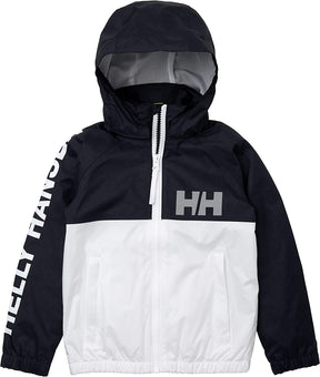 Helly Hansen Kids' Active Rain Jacket Regnjakke Børn - White - White
