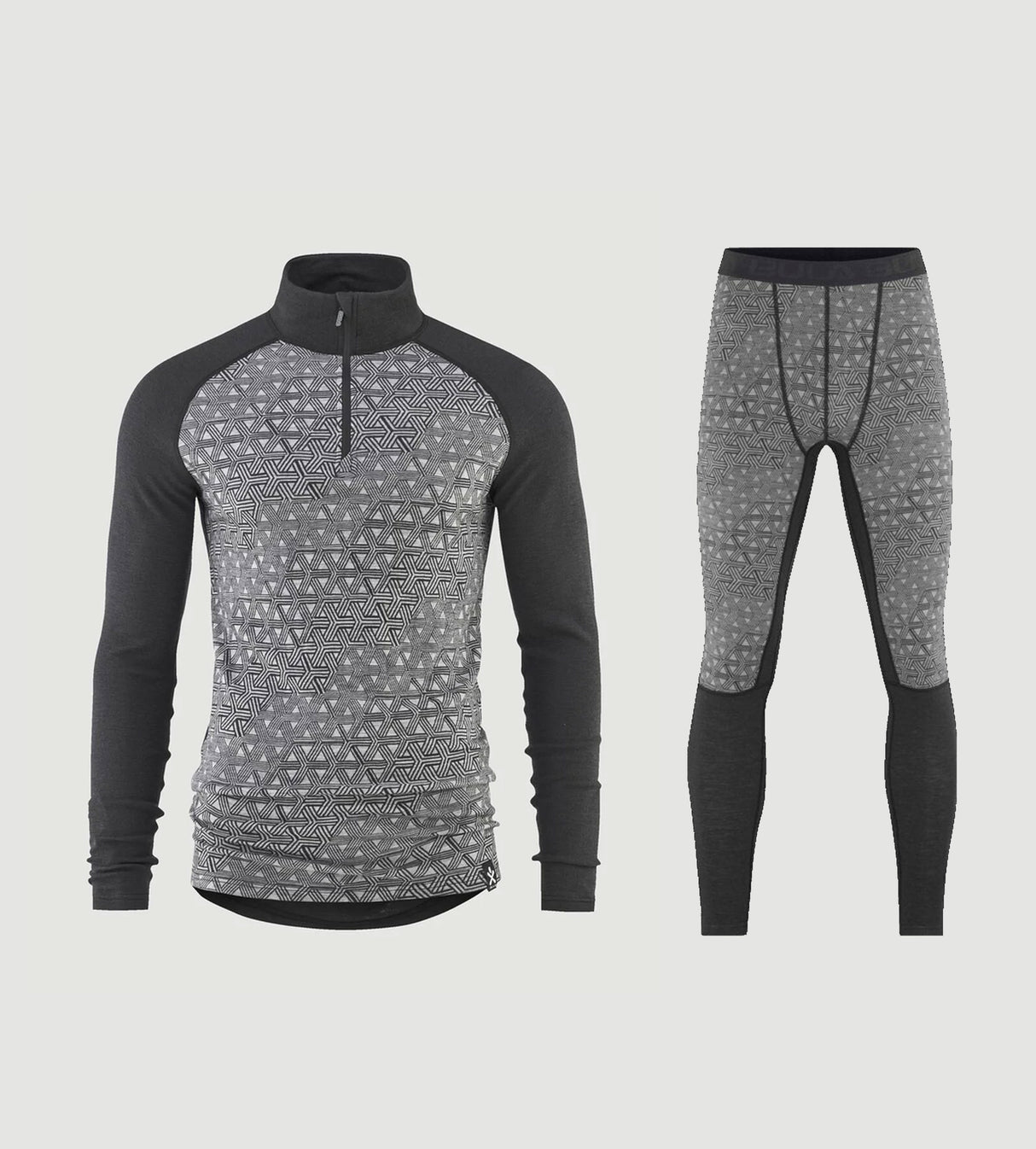 Bula Geo Merino Wool Half Zip Skiundertøj Sæt Herre