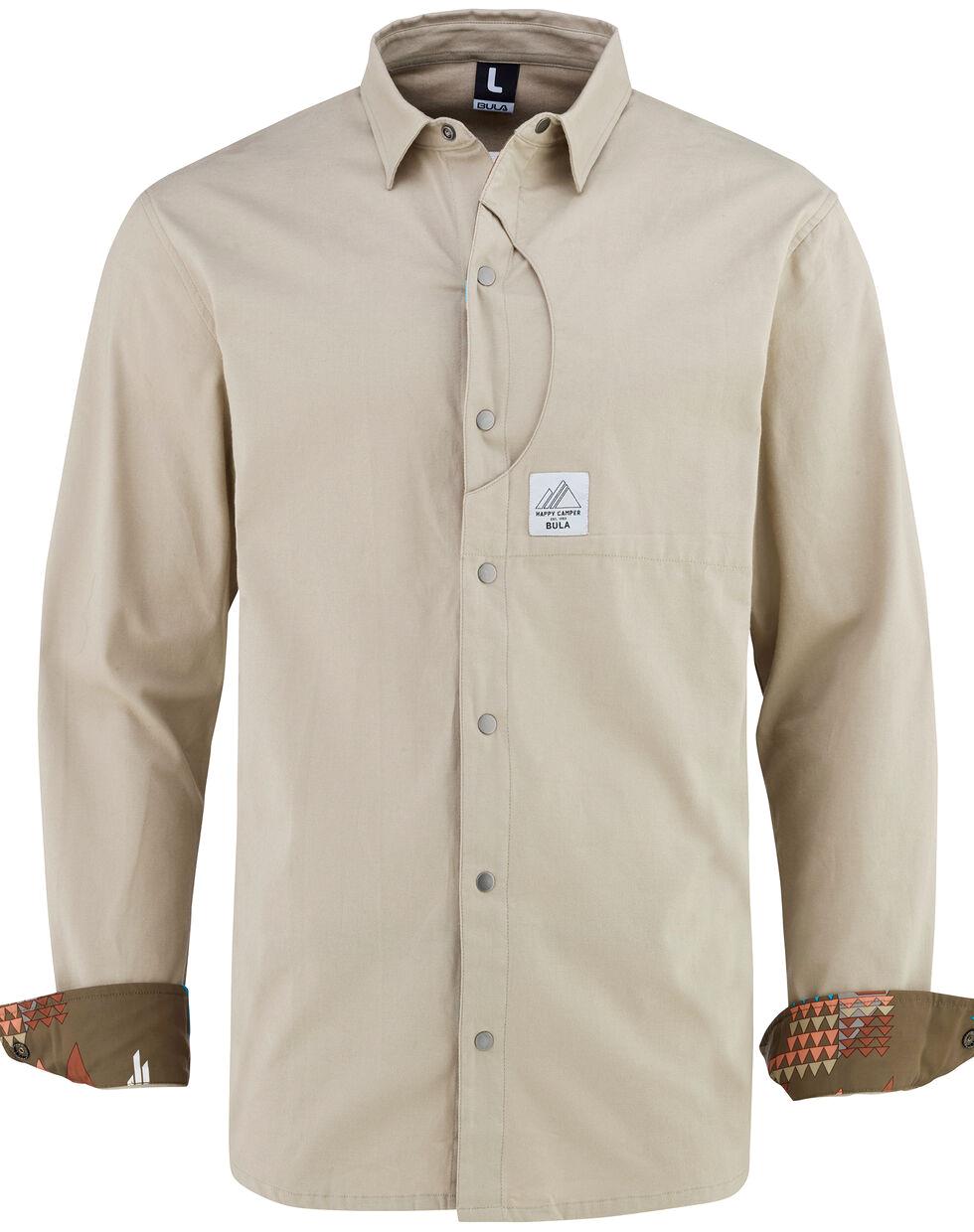 Bula Camper LS Shirt Langærmet Vandreskjorte Herre - Chalk