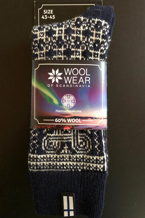 Woolwear Ragsokker 60% Uld - Marine - Marine