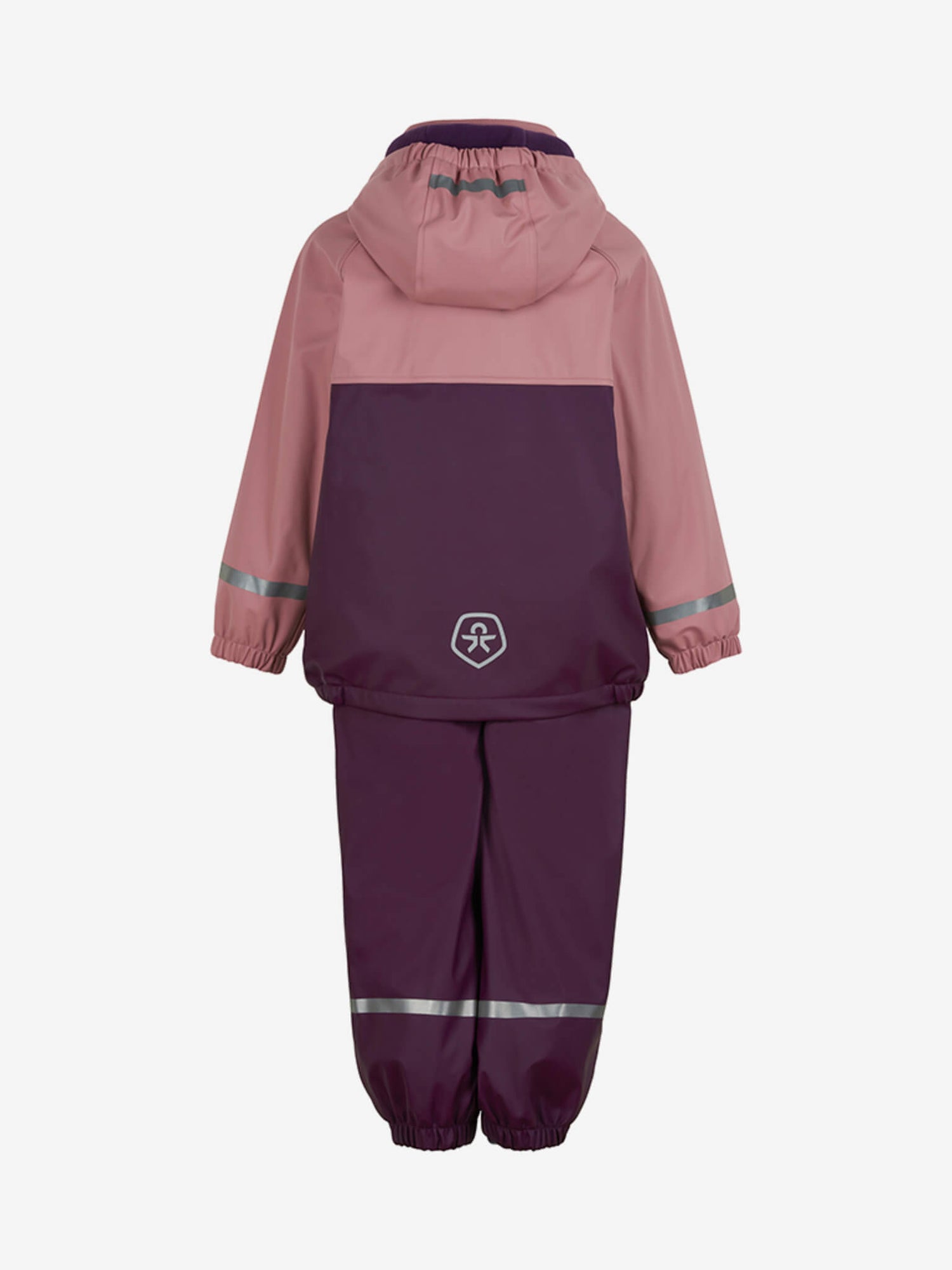 Color Kids Børne PU Fleeceforet Regntøj - Lilla -